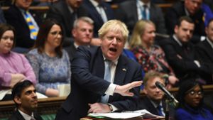 Premierminister Boris Johnson hatte sich vom Verhalten einiger Parteikollegen distanziert. Foto: dpa/Uk Parliament