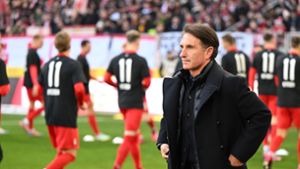 Trainer Bruno Labbadia hat den VfB in der Winterpause übernommen. Foto: dpa/Bernd Weißbrod