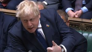 Boris Johnson steht in Großbritannien politisch unter Druck. Foto: dpa/House Of Commons