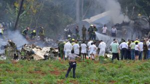 In Kuba ist ein Flugzeug abgestüzt. Foto: AFP