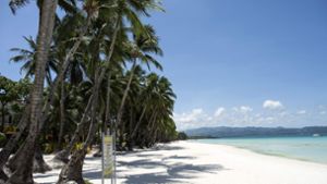 Auf den ersten Blick ist die Urlauberinsel Boracay ein Paradies. Foto: AFP