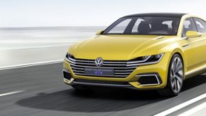 Das Konzeptauto eines Sportcoupé zeigt das künftige VW-Design Foto: VW Volkswagen AG
