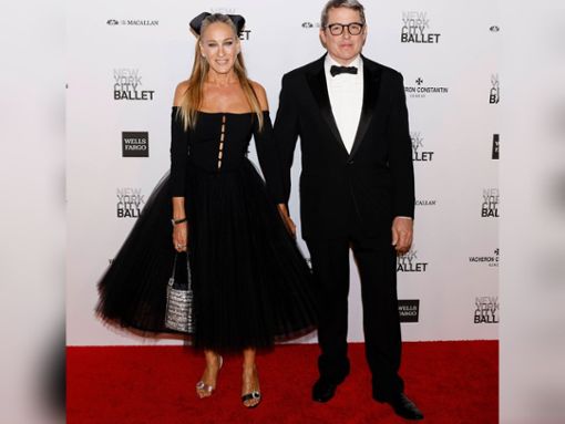 Sarah Jessica Parker mit Ehemann Matthew Broderick in New York. Foto: imago/UPI Photo