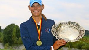 Die 16 Jahre alte Helen Briem  wird deutsche Meisterin und freut sich auf internationale Herausforderungen. Foto: DGV