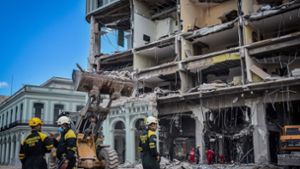 Das Luxushotel „Saratoga“ wurde bei der Explosion schwer beschädigt. Foto: AFP/ADALBERTO ROQUE
