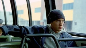 Eminem in einer Szene aus dem Film „8 Mile“ von 2002 Foto: imago/Mary Evans