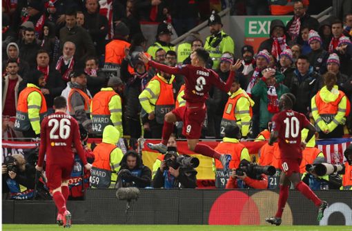 Das Spiel zwischen dem FC Liverpool und Atletico Madrid fand vor 52.000 Zuschauern statt. Foto: imago images/Action Plus/David Blunsden
