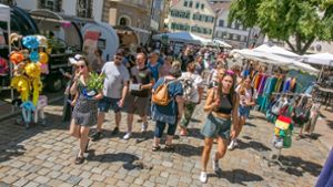 Kunst, Kultur, Politik zum Anfassen, Tanz und Musik – all das ist das Schwörfest in Esslingen. Foto: Roberto Bulgrin/bulgrin