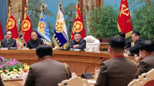 Machthaber Kim Jong Un hatte sein Atom- und Raketenprogramm zuletzt weiter vorangetrieben. Foto: dpa/Uncredited