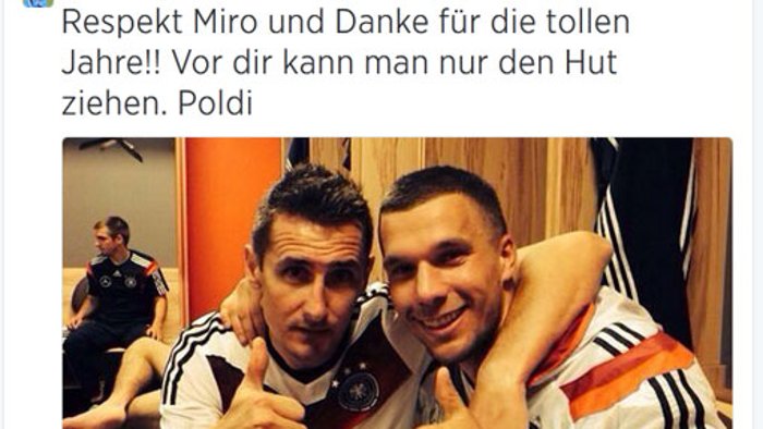 Miroslav Klose nimmt Abschied