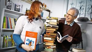 Ein Leben mit Büchern: Manuela Kinzel und ihr Mann Rüdiger Wolff Foto: Horst Rudel