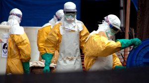 Eine Ebola-Übung in Genf Foto: dpa