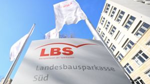 Sitz der LBS Landesbausparkasse Süd in Stuttgart Foto: dpa/Bernd Weißbrod
