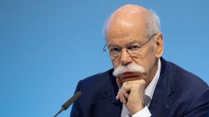 Den Abschied in einem Spitzenjahr hat Daimler-Chef Zetsche verpasst. Foto: AFP