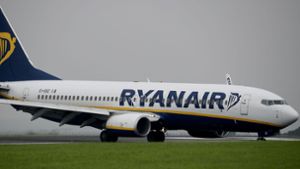 Ein Ferienflieger von Ryanair musste in Frankfurt-Hahn landen (Symbolbild). Foto: PA Wire