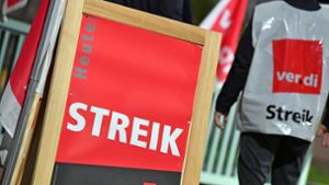 Der Streik geht auch in der nächsten Woche weiter. Foto: picture alliance/dpa/Martin Schutt