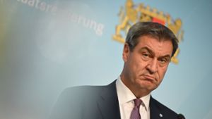 Wahrscheinlich heißt  Bayerns Ministerpräsident  auch weiterhin Söder (Archivbild). Foto: dpa/Sven Hoppe