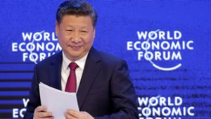 Chinas Präsident Xi Jinping plädiert in Davos für offene Weltmärkte. Foto:  