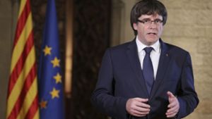 Seit Freitag liegt der europäische Haftbefehl gegen Kataloniens abgesetzten Regionalpräsidenten Puigdemont vor. Foto: AP