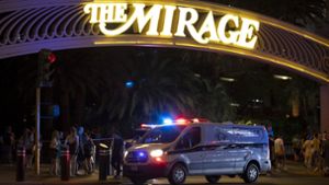 Im „Mirage“ in Las Vegas ist ein Mensch durch Schüsse getötet worden. Foto: dpa/Ellen Schmidt