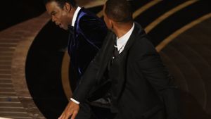 Der Moment als sich Will Smith (r.) aus Hollywood watschte. Foto: Neilson Barnard/Getty Images
