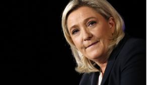 In dem Umfragen liegt ihr FN vorn: Marine Le Pen. Foto: dpa