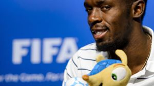 Usain Bolt kickt bei Benefizspiel