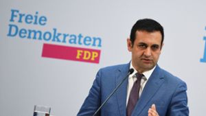 Der Generalsekretär der FDP: Bijan Djir-Sarai. Foto: Serhat Kocak/dpa