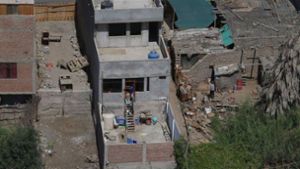 Durch des Erdbeben sind in Peru zahlreiche Häuser zerstört worden. Foto: Andina Agency/AP