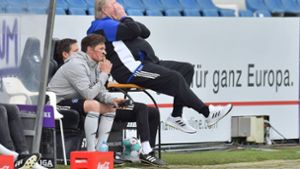 HSV-Interimstrainer Horst Hrubesch ist ernüchtert: „Wir hätten es auch nicht verdient.“ Foto: Imago/osnapix