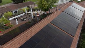 135 Kilowattpeak in der Spitze erzeugt die neue Solaranlage auf dem Perkins-Park in Stuttgart. Foto: privat