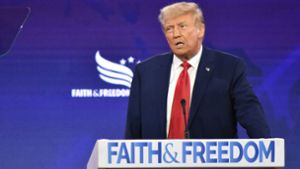 Donald Trump spricht  auch im Wahlkampf immer wieder über Religion. Foto: imago//Kyle Mazza