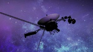 Eine Space-Artist-Illustration der amerikanischen Raumsonde: Voyager 1 sendet nach monatelanger Pause wieder. Foto: Imago/Aton Chile/Caltech/Nasa-JPL