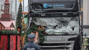 nis Amri hatte am 19. Dezember 2016 einen Lastwagen gekapert, mit dem er über den Weihnachtsmarkt am Breitscheidplatz raste. Foto: dpa/Michael Kappeler
