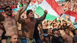 In Budapest empfing Ungarn bei der EM 2021 erst Portugal, dann Frankreich. Foto: AFP/FRANCK FIFE
