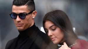 Cristiano Ronaldo und Partnerin Georgina Rodriguez. Foto: AFP/OSCAR DEL POZO