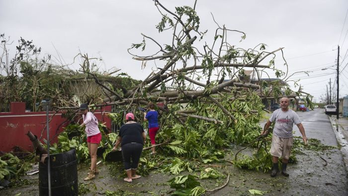 Hurrikan „Maria“ hinterlässt auf Puerto Rico Zerstörung