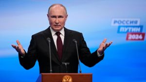 Kremlchef Wladimir Putin wertet das Wahlergebnis als Vertrauensbeweis der Bürger. Foto: Alexander Zemlianichenko/AP/dpa