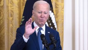 US-präsident Joe Biden gab die Anweisung für den Angriff auf Stellungen von „mit den iranischen Revolutionsgarden verbündeten Gruppen“ .(Archivbild) Foto: IMAGO/Cover-Images/IMAGO/Chris Kleponis - CNP
