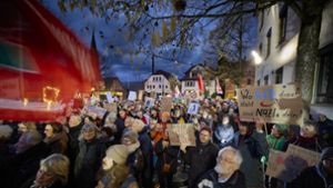 Eine Kundgebung wie im Januar in Schorndorf soll im März auch in Fellbach ein Zeichen für die Vielfalt setzen. Foto: Gottfried Stoppel