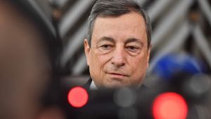 Ministerpräsident Draghi ist sauer auf seine Koalition. Foto: AFP/Geert Vanden