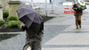 Auch in Stuttgart wird es am Montag recht windig (Symbolbild). Foto: AP