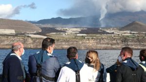 Der Vulkanausbruch auf La Palma hält die Menschen weiter in Atem. Foto: AFP/Fernando Calovo