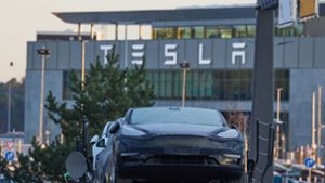 Die erste Betriebsratswahl im Tesla-Werk in Grünheide fand 2022 noch vor der Werkseröffnung statt. Seitdem arbeiten viel mehr Menschen in der Fabrik. Foto: Joerg Carstensen/dpa