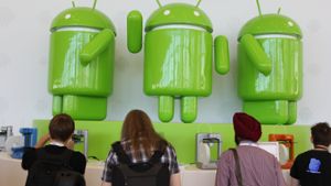 Das kleine grüne Android-Männchen ist auf Mobilgeräten allgegenwärtig. Foto: dpa