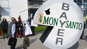 Bayer und Monsanto – bisher keine glückliche Verbindung. Foto: AFP