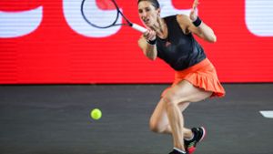 Andrea Petkovic verlor im Halbfinale gegen Petra Kvitova. Foto: dpa/Andreas Gora