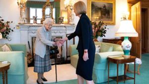 30 Minuten dauerte der Besuch von Liz Truss bei der Queen. Foto: AFP