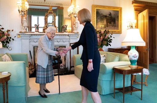 30 Minuten dauerte der Besuch von Liz Truss bei der Queen. Foto: AFP
