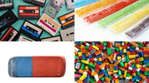 Mit Legosteinen, zweifarbigen Radiergummis, Kassetten und Wassereis kamen wohl die meisten deutschen Kinder der 80er und 90er in Berührung. Foto: imago-images/shutterstock